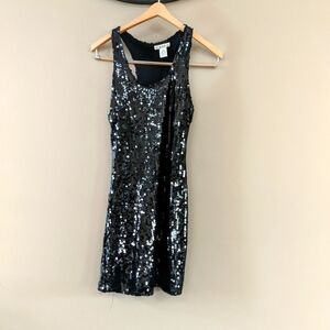 $5 w/ bundle Forever 21 sequin mini dress going out, cute clubbing Y2K fashion